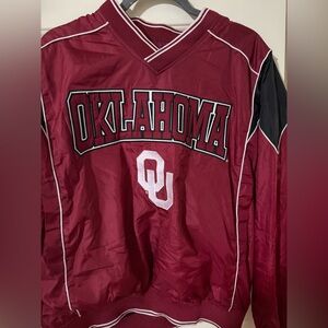 Oklahoma Crimson Pullover Jacket